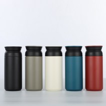 트래블 텀블러 350ml 레이저 각인 주문제작 RD-10032, 카키