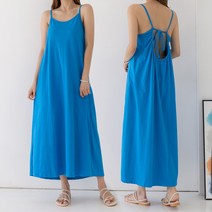 에끌로아 벨라 백스트랩 나시 원피스