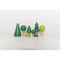 [단품구매] 발도르프 원목교구 선택구매 무지개블록 창의력 장난감, 포레스트