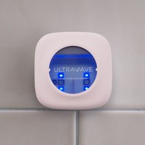 울트라웨이브 UVC LED 2인용 칫솔살균기 TS-22 휴대용 가정용 면도기살균기 겸용 [충전기증정], 핑크