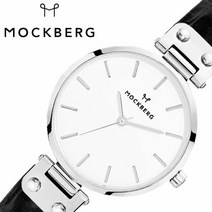 Mockberg 원래 34mm 시계 MOCKBERG Original 시계 여성 화이트 MO121 스칸디나비아 세련된 미니멀 세련된 성인 세련된 브랜드 여성용 그녀 아내 아내 아내 품위있는 얇은 액세서리 간단한 가죽 실버 축하 신사회