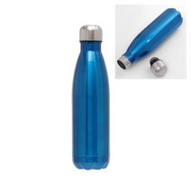 유광 진공 보온병 500ML 블루 빈티지보온병 미니보온죽통, 상세페이지 참조