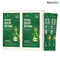 [메이준뉴트리] 면역엔 알로에 젤리 스틱, 14포, 2박스