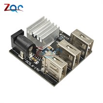 변환기 dc3USB 미니 충전 모듈 DC-DC 9V/12V 5V 8A 스텝 다운 전원 은행 보드 Arduino 용 벅 컨버터, 한개옵션0