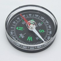 나침반 고도 등산 패러글라이딩 등산 군용 나침판 40mm 야외 등산 캠핑 위치 나침반 학생 어린이 과학 실험, 01 Black