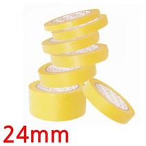 유니콘 내열 마스킹 와시 테이프 24MM X 50M 화지 산업용 종이 유지보수 내열성 종이테이프 마킹 컬러