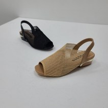 메쉬 스트랩 슬링백 샌들(3cm 2color)