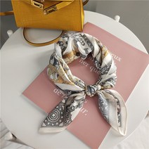 봄 가을 쁘띠 스카프 그레이 간절기