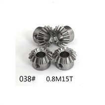 웜기어 베벨기어 톱니바퀴 신제품 베벨 기어 0.8 모델 15 이빨 구멍 3/4/5/6/6mm 90 변속기 셀프 구리 스테, 01 15 치아_02 Hole 4(copper)