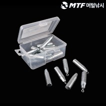 루어베스트 친환경 스틱 싱커 덕용 아연코팅 다운샷 프리 리그, 5/8-5호(17개)