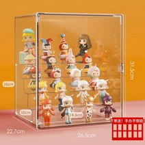 피규어장식장 레고장식장 베어브릭 트로피 수석 아크릴 케이스 보관함 손으로 만든 상자, 1팩 5겹의 계단접착제 없이 손 보내기