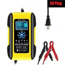 전체 자동차 배터리 충전기 12V 24V 10A 5A 디지털 LCD 디스플레이 스마트 충전 오토바이 배터리