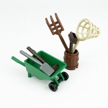 레고 닌자고 시티 도시 음식 과일 해산물 농장 도구 Flant 빌딩 블록 교육 완구 MOC 조립 액세서리 모델, 26 LTHM225