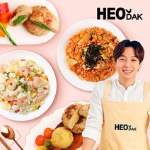 허닭 [허닭] 닭가슴살 함박스테이크/곤약볶음밥/주먹밥, 02.함박스테이크 퐁듀치즈 6팩