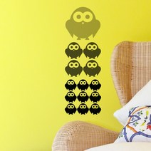 거실인테리어시트지 북유럽패턴2-부엉이 완-C타입 빌라인테리어