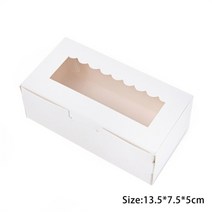선물포장박스 종이박스 포장상자 사탕 마카롱 포장 StoBag 5pcs 싸바리박스 19, 5개, 화이트 스몰