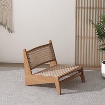 이동식3단선반 학교급식 호텔 베이지 라탄 의자 나무 미니멀리스트 낮은 식당 모던한 감성, style 5 soft seat