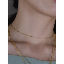 세렌디피티 모던 초커 925 은목걸이