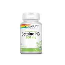 솔라레이 베타인 HCl 펩신 소화효소 650mg 250정 Solaray High Potency Betaine HCl with Pepsin