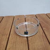 파카글라스 뉴 더글라스 투명 유리 재떨이 업소용 사무실 흡연실 테이블 호텔 휴게실 당구장, P605원형재떨이
