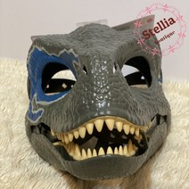 공룡가면 쥬라기월드 마스크 jurassic world 벨로시랩터 드레곤 블루컬러 턱이움직이는 미국직배송