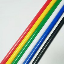 POM 레드 블루 옐로우 그린 스틱 폴리옥시메틸렌 50cm, 03 화이트_12 1개 50cm dia.50mm