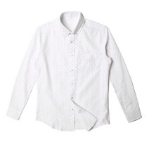 코지 남자 데일리 회사원 N패턴 깔끔한 파스텔톤 긴팔 셔츠