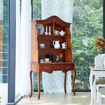 고급스러운 엔틱 주방 거실장식장 진열장 소품수납장 술진열장 양주장식장, 서울/경기