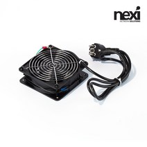 넥시) 허브랙 서버랙 랙용 120mm 저소음 쿨링팬 220V NX858