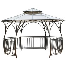 원형 오두막 파고라 조랍식 원두막 정자 나무 가든 가제보, A