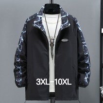 쥬엔리치 남자 빅사이즈 캐주얼 자켓 점퍼 작업복 남성 잠바 바람막이 봄 가을 오버핏 3XL-10XL