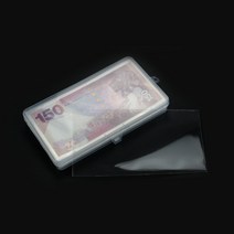 100p 속지포함 투명 지폐케이스 비닐커버 지폐보관함, 상세 참조