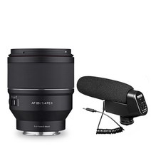삼양 AF 85mm F1.4 소니 FE II + 샷건 마이크 VM600