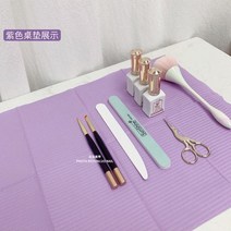 네일손목받침대 네일 테이블 매트 일회용 네일샵용 방수 방오 양면 흡수 청소 손베개 테이블보, 18 퍼플 일회용 테이블 매트-125편【한 보따리】
