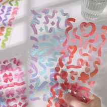 컨페티 스티커 포카 탑로더 꾸미기 탑꾸 다꾸 폴꾸, 7컨페티ST-도트민트
