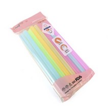 버블티빨대 15P 일자빨대 버블티스트로우 일회용빨대