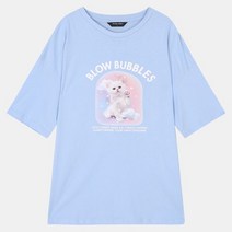 더데이걸 놀이공원 오버 박시핏 반팔티 TGRA22402 TG
