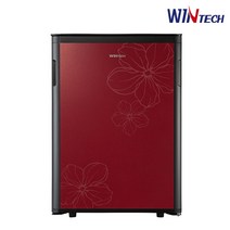 원세프 미니바 소형냉장고 WC-40C 플라워레드