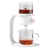 티포트 커피포트 스테인리스 내열유리, 화이트