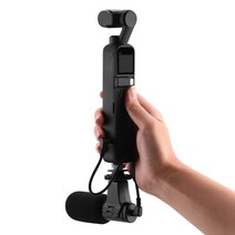 포켓 2 용 3.5mm 유선 마이크 Do-It-All 네트워크 교육 화상 회의 핸들 방풍 짐벌 카메라, 한개옵션0
