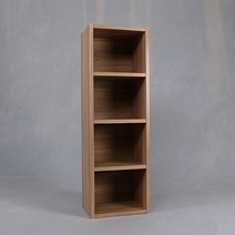 아레다 2단3단4단 공간박스 책장 큐브 칼라 박스 400 600, 400 사이즈 4단/오크