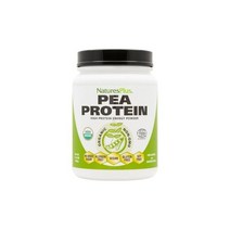 Natures Plus 네이쳐스 플러스 오가닉 피 프로틴 하이 에너지 파우더 무맛 앤 언스위트니드 500g