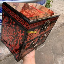 자개장 자계 혼례함 돈궤 평광칠기 모조 결혼선물 신부과문장신구함 선물세트, 01 21 가로×14 세로×20 하이 블랙