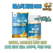 매스틱 60정 위건강 메스틱 양배추 브로콜리 추출 분말 직장인 학생 수험생 소화불량, 1개