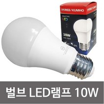 번개표 벌브 LED램프 10W LED전구 백열전구 대체 조명, 1, 주광색(흰색)