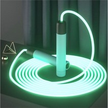 비마이헬스 LED 야광 줄넘기 4컬러 건전지 포함, 그린