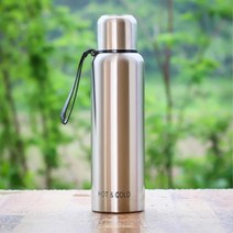 손잡이끈 등산용 스텐 보온물통 1.5L 텀블러물병 차통