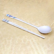 명품 특칠보 은수저 99％ 112.5g, 당초거북 빨강 414