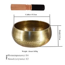 마음 챙김 편안함 싱잉볼 nepal handmade 노래 그릇 tibet bowl, ㄴ 15.5cm