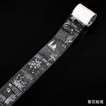 스티커세트 다이어리 꾸미기 새해 다꾸 폰꾸 스티커 세트 용품 빈티지 꽃 소인 식물 레이스 흰색 투명 스티, 03 C